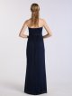 Embellished-Waist Long Mesh Bridesmaid Dress AB202065
