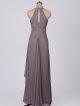 Long Illusion Halter Neck Mesh Bridesmaid Gown AB202096