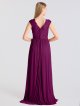 Long Bateau Neck Metallic Lace and Mesh Dress with Cap Sleeve AB202090