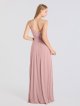 Long A-line Soft Mesh Bridal Party Dress for Bridesmaids AB202089