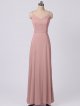 Long A-line Soft Mesh Bridal Party Dress for Bridesmaids AB202089