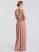 Full Length Chiffon High Halter Neck Bridesmaid Dress AB202074
