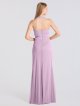 Sexy Mesh Halter Neck Long Bridesmaids Gown AB202131