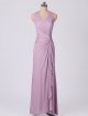 Sexy Mesh Halter Neck Long Bridesmaids Gown AB202131