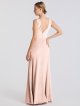 Deep V Neck Ultra-soft and Stretchy Velvet Dress AB202062
