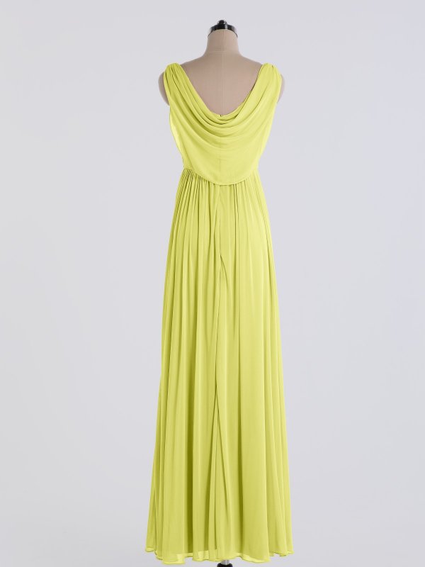 Maternity Long Halter Neck Mesh Bridesmaid Dress with Slim Sash AB202116