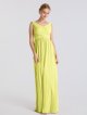 Maternity Long Halter Neck Mesh Bridesmaid Dress with Slim Sash AB202116