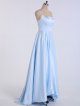 Double Spaghetti Straps Long Satin Prom Party Ball Gown AB202157