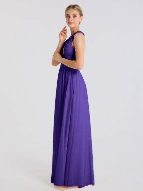 A-line CrissCross Halter Chiffon Prom Gown AB202153