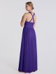 A-line CrissCross Halter Chiffon Prom Gown AB202153
