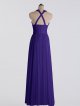A-line CrissCross Halter Chiffon Prom Gown AB202153