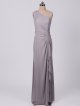 One Shoulder Twisted Knot Cascade Bridesmaid Dress VA29460 AB202125