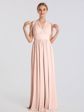 Long Convertible Long Jersey Dress for Maid of Honor AB202092