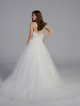 Beaded Illusion Bodice Ball Gown Wedding Dresses AB202006