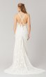 V-Neck Lace Corset-Back Wedding Dress by KL-300101