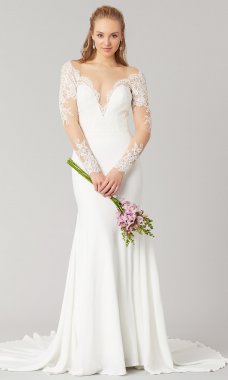 Long-Sleeve Faith Wedding Dress by KL-300102