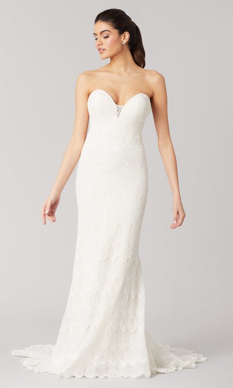 Janet: Lace Sweetheart Wedding Dress KL-300103