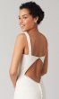 Gloria: Deep-V-Neck Long Wedding Dress KL-300108