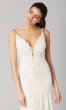 Hazel: Beaded Long Lace Wedding Dress by KL-300113