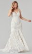 Alicia: V-Neck Lace Wedding Dress KL-300115