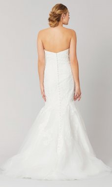 Bonnie: Lace Mermaid Wedding Dress by KL-300118