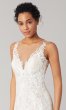 Mariah: Illusion-Back Lace Wedding Dress by KL-300121