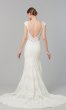 Paula: Long Cap-Sleeve Wedding Dress by KL-300123