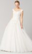Catherine: Off-Shoulder Long Wedding Gown by KL-300130
