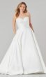 Emily: Strapless Long Wedding Dress by KL-300132