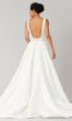 Grace: Open-Back A-Line Wedding Dress with Pockets KL-300133
