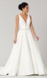 Grace: Open-Back A-Line Wedding Dress with Pockets KL-300133
