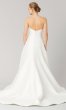 Laura: A-Line Long Satin Wedding Gown by KL-300134