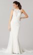 Irene: Lace High-Neck Wedding Dress by KL-300137