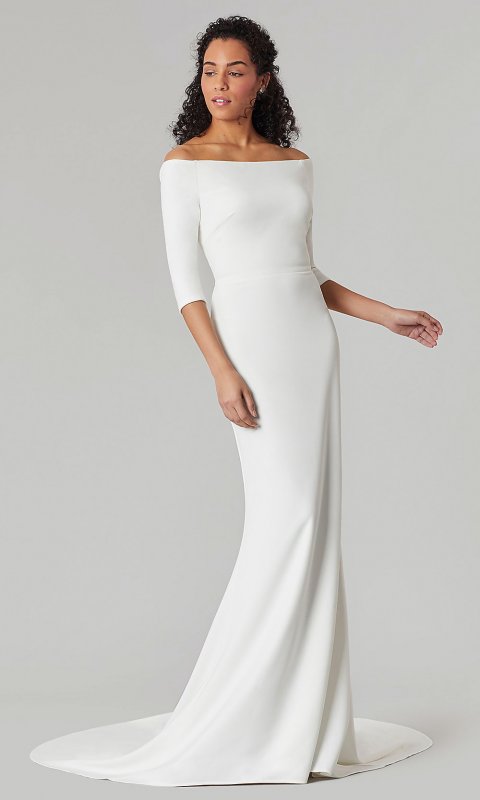 Ada: Off-the-Shoulder Formal Wedding Dress KL-300145