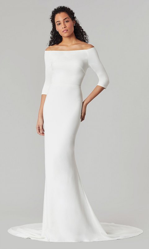 Ada: Off-the-Shoulder Formal Wedding Dress KL-300145