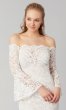 Trinity: Long Bell-Sleeve Wedding Dress by KL-300148