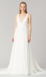 Tanana: Open-Back Chiffon Wedding Dress by KL-300151