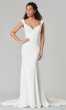 Vera: Cap-Sleeve Long Formal Wedding Dress KL-300159