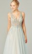 Zara: V-Neck Long Wedding Dress KL-300163B