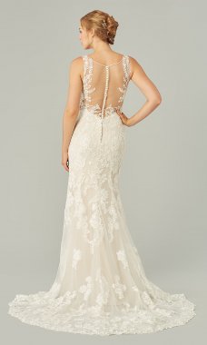 Camila: Long Lace Bridal Gown KL-300164