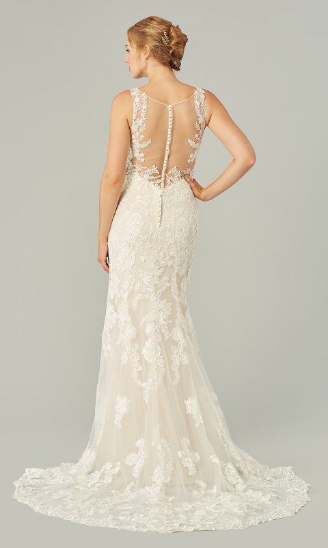 Camila: Long Lace Bridal Gown KL-300164