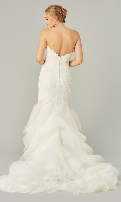 Elle: Strapless Sweetheart Bridal Dress KL-300166
