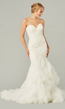 Elle: Strapless Sweetheart Bridal Dress KL-300166