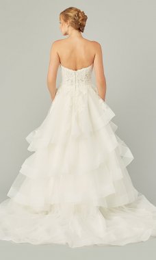Antoinette: Strapless Ivory Bridal Gown KL-300169
