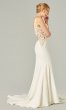 Long Iman Ivory Wedding Dress KL-300174