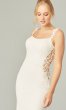Long Iman Ivory Wedding Dress KL-300174