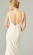 Ruth: Modern High-Neck Wedding Dress by KL-300178