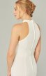 Audrey: High-Neck Ivory Long Wedding Dress KL-300180
